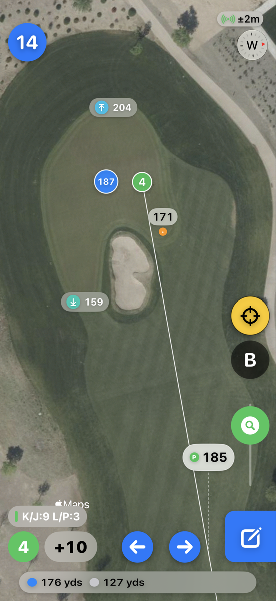 GPS hole view